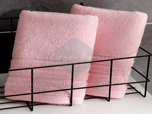 China Bulk rose gold towels Producer Bamboo Hand towels Supplier promotional Towels Factory